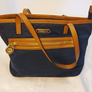 Michael Kors Kempton Navy Blue Tote